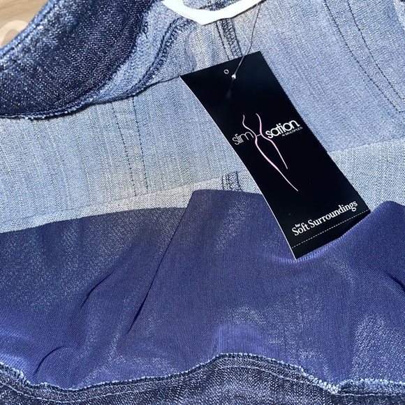 NWT Women’s 10-12 Soft Surroundings Jean Shorts - Picture 5 of 5